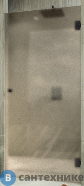 картинка Душевая дверь на петлях MaybahGlass 1950*800 Стекло 8 мм Бронза матовая (MGD-521-6)