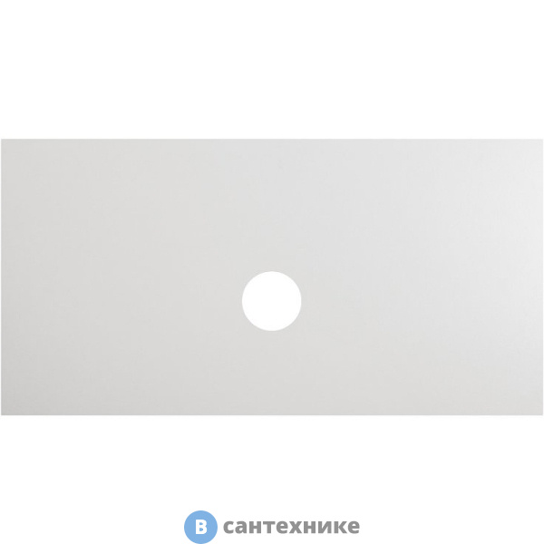 Столешница BelBagno из керамогранита без отверстия под смеситель 916x468 KEP-90-BO-W0 Bianco Opaco
