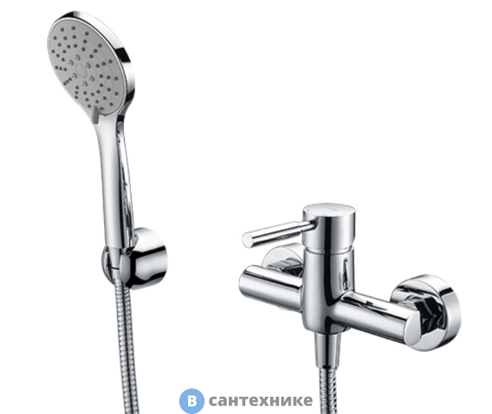 Смеситель WasserKRAFT Main 4102 для душа латунь, хромоникелевое покрытие