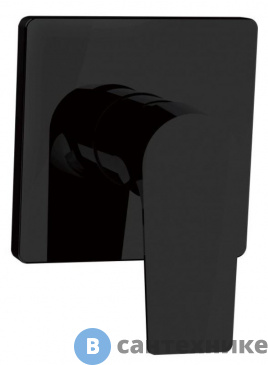 картинка Смеситель Aquanet AF330-50B Static встраиваемый, чёрный матовый (261823)