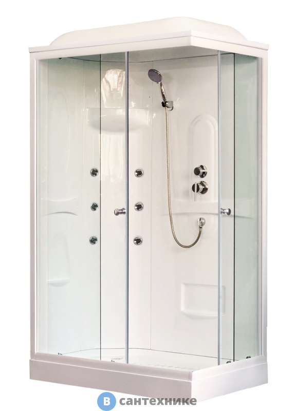 Душевая кабина Royal Bath RB 8120HP2-T L 1200x800x2170 (прозрачное)