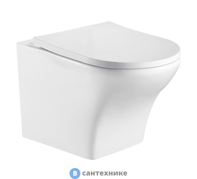 Унитаз WELTWASSER ODENBACH 004 GL-WT подвесной, белый глянец