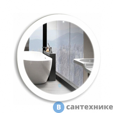 картинка Зеркало AZARIO Перла d650 сенсор выкл (ФР-1534)