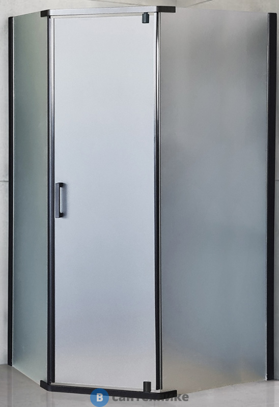 Душевой уголок Royal Bath RB 1280TR-C-BL 80х120х185 (матовое) (RB1280TR-C-BL), без поддона