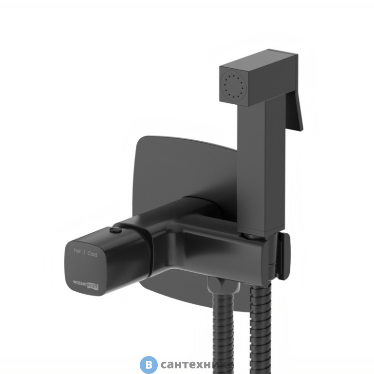 Смеситель WasserKRAFT Nuthe 9138 встраиваемый для душа с гигиенической лейкой