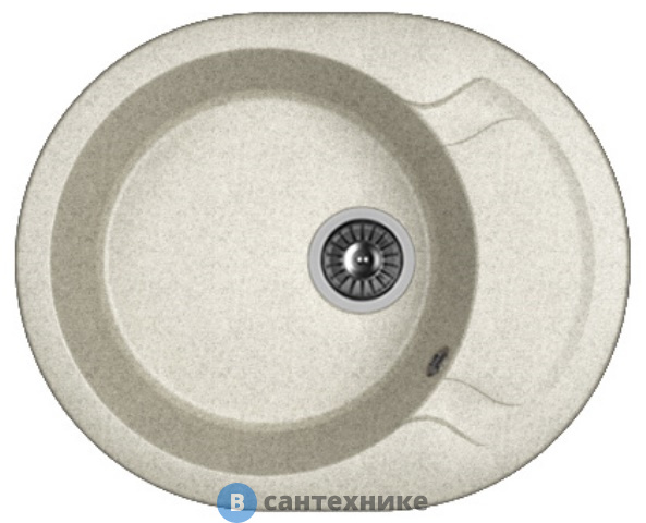 Кухонная мойка Dr. Gans Берта 580, серый CMc (25.040.B0580.408)