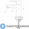 картинка Смеситель Cersanit VERO 63060 для раковины однорычажный