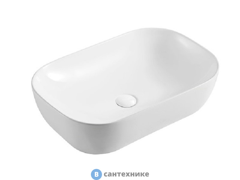 Раковина AZARIO AZ-2143 накладная 490*395*150 глянец белая