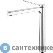 Смеситель AZARIO VISE AZ-VQQ168R30C высокий для раковины без донного клапана, хром