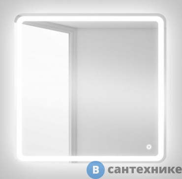 картинка Зеркало BelBagno SPC-MAR-600-600-LED-TCH с встроенным светильником и сенсорным выключателем 600x30x600