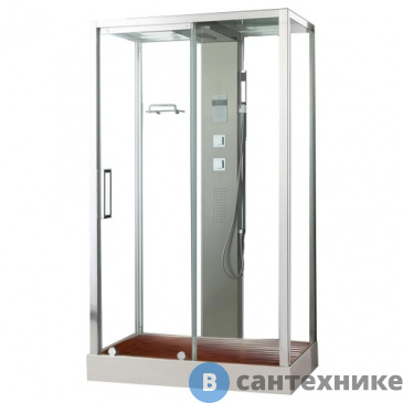 картинка Душевая кабина Acquazzone Helena 120SL-L с паром
