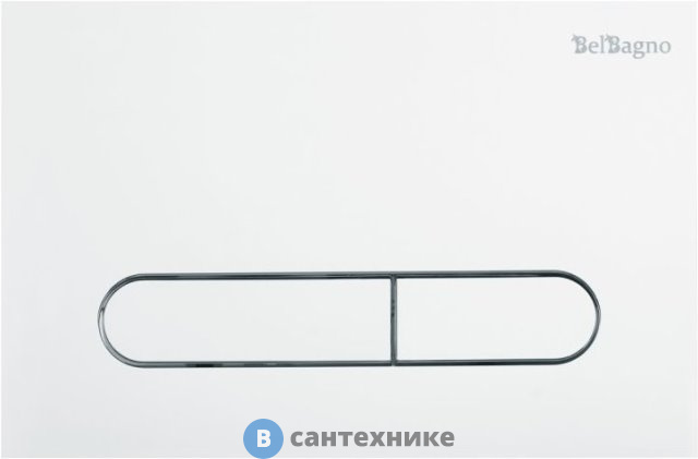 Кнопка смыва BelBagno PROSPERO BB004-PR-BIANCO белый (150х230х65)