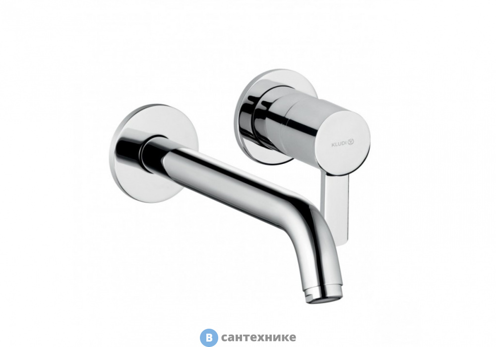 Смеситель Kludi 382450575 ZENTA однорычажный для раковины, внешняя часть, излив 220 мм