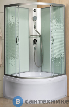 картинка Душевая кабина МОНОМАХ XL Б/К 100/44 С МЗ с поддоном (10000012112)