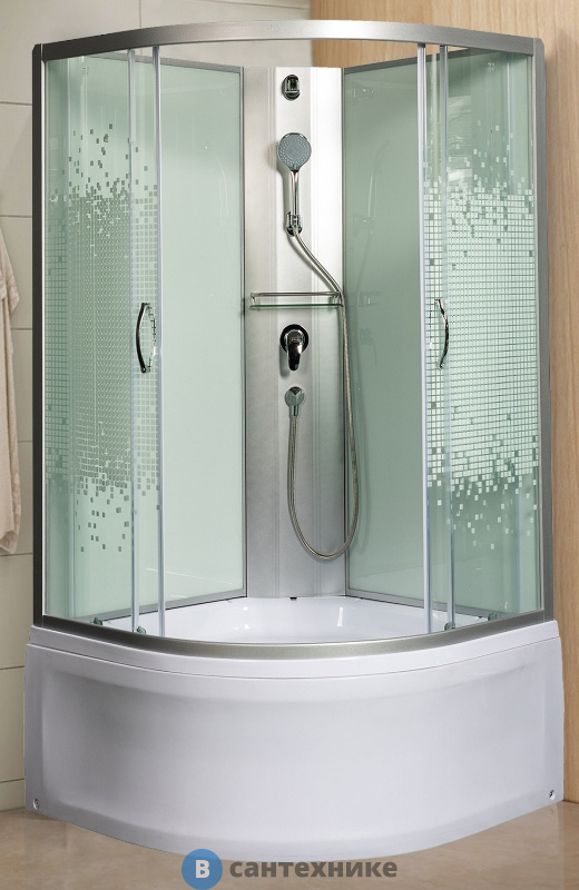 Душевая кабина МОНОМАХ XL Б/К 100/44 С МЗ с поддоном (10000012112)