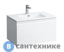 Тумба с раковиной Laufen PRO S 8.6096.3.475.104.1 /80х50х44/ (бел.глянц)