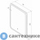 картинка Зеркало Континент Glamour  Led 700х800 с бесконтактным сенсором (ЗЛП3513)