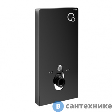 картинка Пристенный модуль WasserKRAFT Naab 86TLT.040.PE.BL системы инсталляции для унитазов