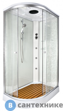 картинка Душевая кабина Deto ЕМ1511 R с гидромассажем (1100*800*2200)