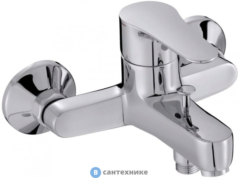 Смеситель Jacob Delafon JULY E16033-4-CP ванна/душ однорычажный с эксцентриками (хром)