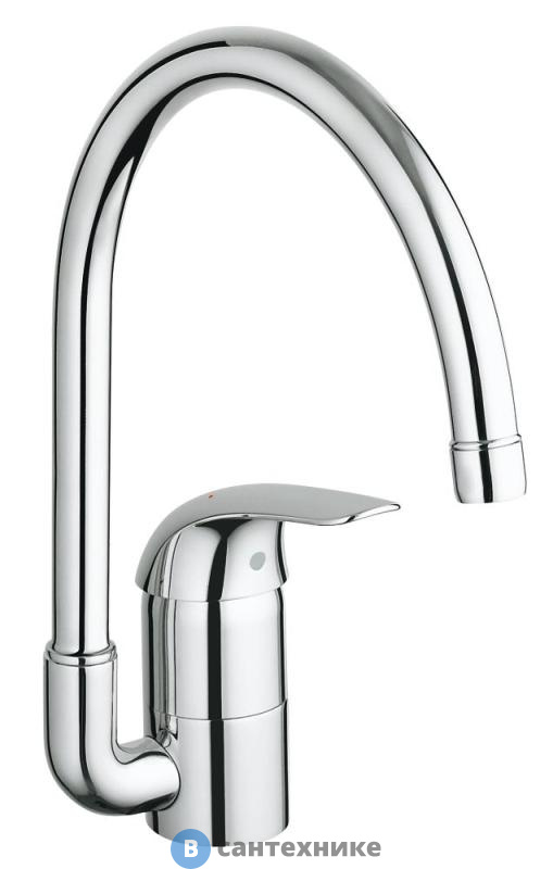 Смеситель Grohe Euroeco 32752000 для мойки, высокий излив