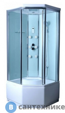 картинка Душевая кабина Band Hours Clio B (900х900х2250)