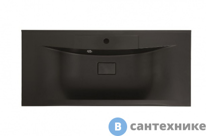 картинка Раковина Art & MAX AM-LAV-900-MR-FP-Nero из искуственного мрамора