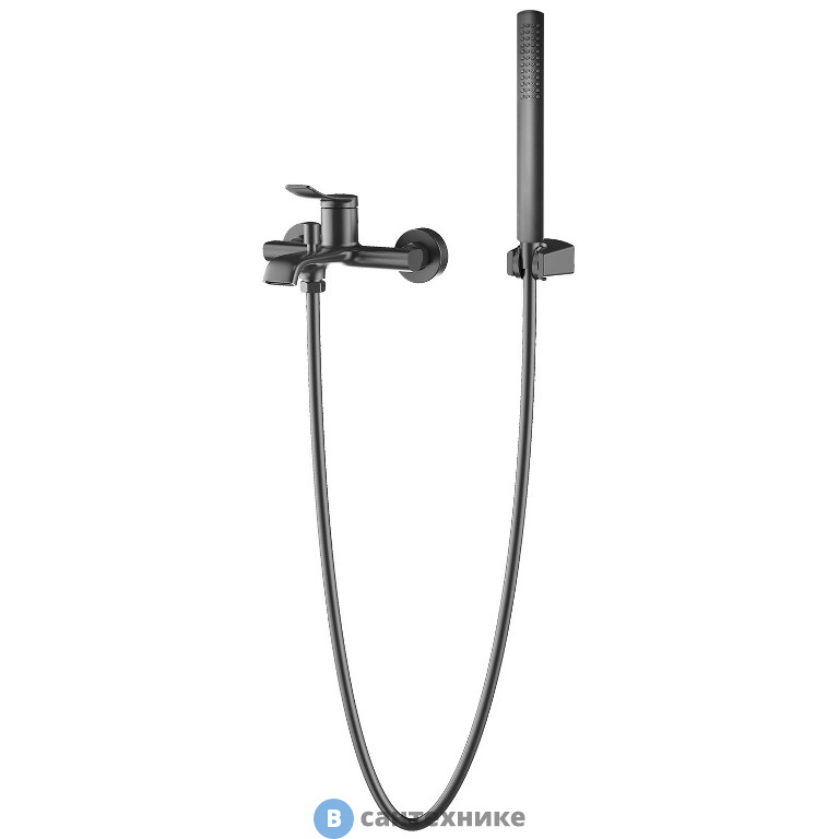 Смеситель AZARIO ABILITY AZ-VRY238331AJ для ванны и душа с полным душевым набором, графит