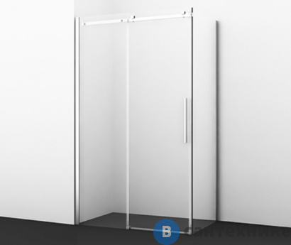 картинка Душевой уголок WasserKRAFT Alme 15R10, прямоугольник, с универсальной раздвижной дверью