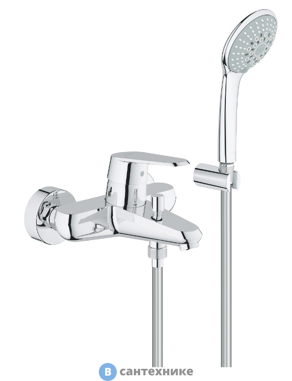 Смеситель Grohe 33395002 Eurodisc Cosmo для ванны с душ.гарн.
