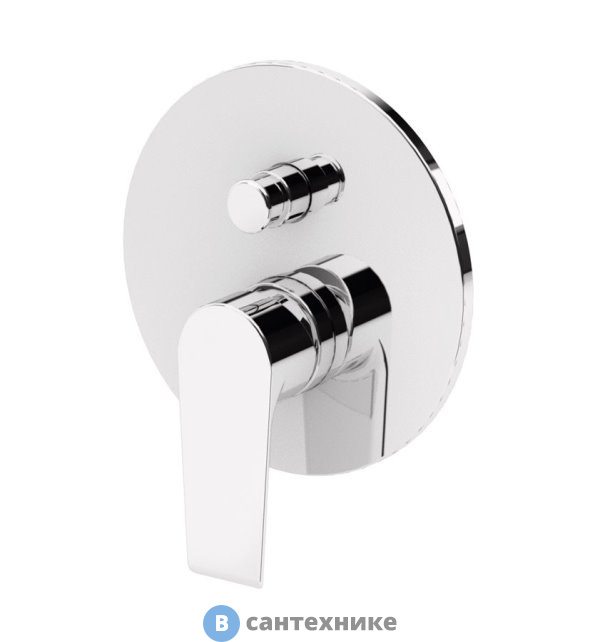 Смеситель Cezares NAUTIC-VDIM-01 встраиваемый однорычажный для душа с переключателем, хром