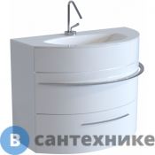 Тумба под раковину De Aqua Эскалада 100 L белый (Grass) (186739)