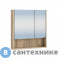 картинка Зеркальный шкаф СанТа Мира 60 янтарный НП (700404)