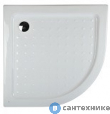 картинка Душевой поддон Edelform EF-8010 900*900*130 мм, полукруглый