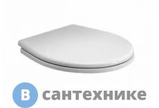 Сиденье KOLO K90112000 с крышкой REKORD твердое, из материала Duroplast, soft-close (белый)