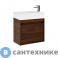 картинка Тумба под раковину Art & MAX FAMILY-M подвесная с одной распашной дверцей, Bourbon Oak, 500x270x500, Family-M-500-1D-SO-BO