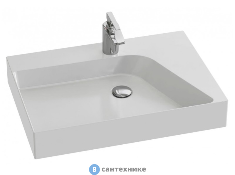 Раковина Jacob Delafon RYTHMIC PURE EVN112-00 левая /65/ (белая)