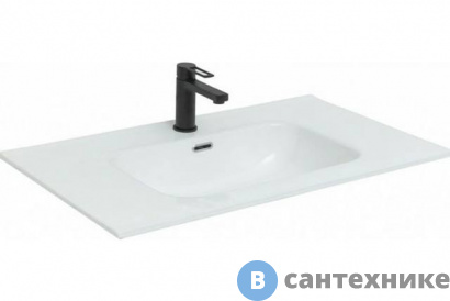 картинка Раковина-столешница Aquanet Flat 120 (254366)