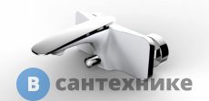 Смеситель WELTWASSER WW MX ESSEN 603 WT Хром-белый. для ванны однорычажный