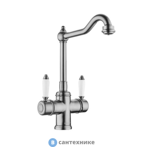 Смеситель OMOIKIRI Tottori-SI античное серебро (4994046)