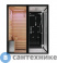 картинка Душевая кабина Cerutti ALBANO Nero K9752L Black с сауной (1800x1100x2230) (CT8347)