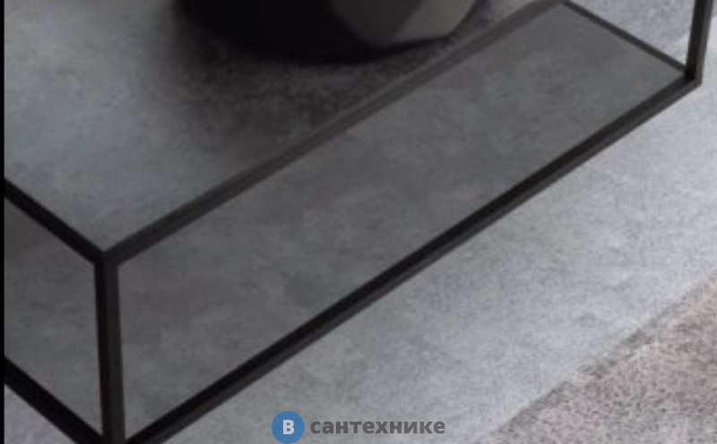 Вставка Cezares в дно сварного металлического каркаса под раковину CADRO-80-MENS-NERO Nero (76х42х1,6)