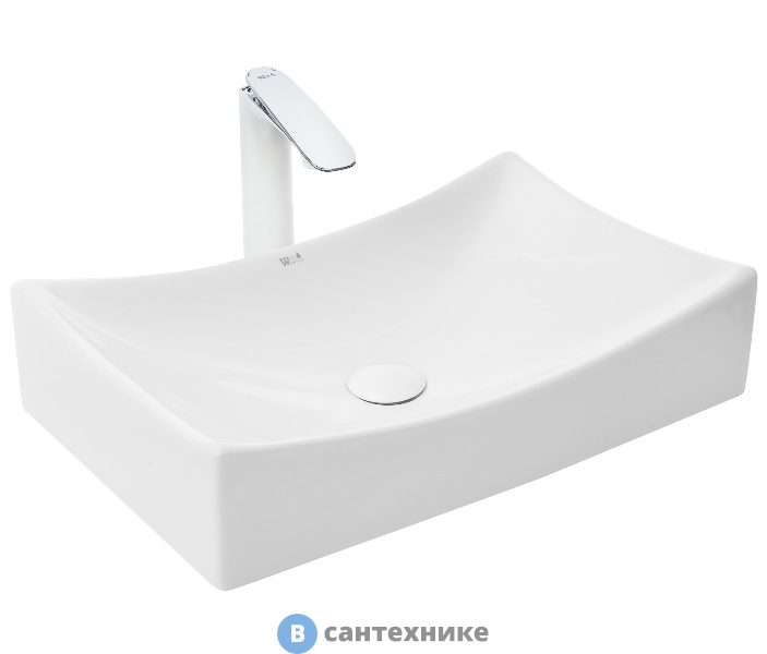 Раковина WELTWASSER ELBACH 1002 накладная (550х350х135)