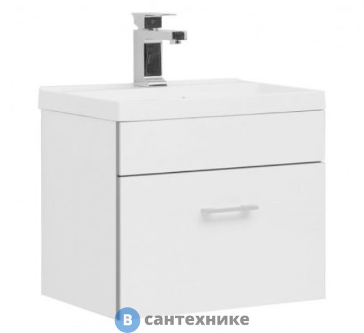 Тумба под раковину Aquanet Верона 50 белый (207765)