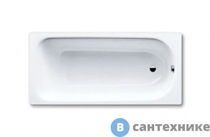 картинка Ванна стальная Kaldewei Eurowa ванна 312-1 170х70 (119812030001), без ножек