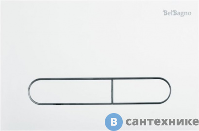 картинка Кнопка смыва BelBagno PROSPERO BB004-PR-BIANCO белый (150х230х65)