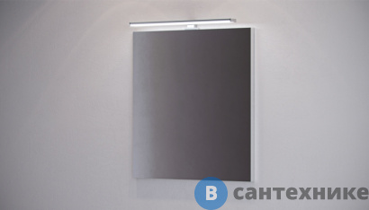 картинка Зеркало Velvex Klaufs 70 с LED светильником (zkKLA.70-14)