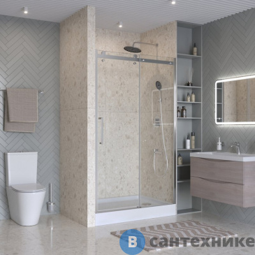 картинка Душевая дверь BelBagno MARINO-2-BF-1-140-C-CR