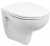 Унитаз подвесной Оскольская керамика "LAUTA" безободковый белый, с сиденьем дюропласт с микролифтом MKW (47302100005)