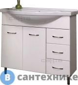 Тумба под раковину СанТа Эльбрус-100 ум. Эльбрус 100 (201107)